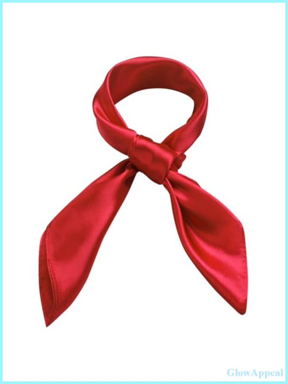 Women Satin Square Scarf 23.6" Silk-Like Bandana Neck Head Scarf Lightweight